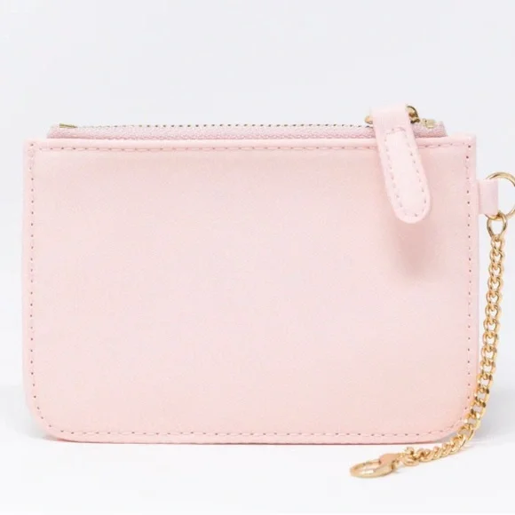 Pink Lily On My Way Out Mini Keychain Wallet - Picture 1 of 5